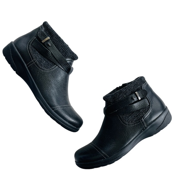 Clarks Cheyn Madi Mocassini Donna - Pelle Morbida Colore Nero, Suola Gomma, Taglia 37.5 EU